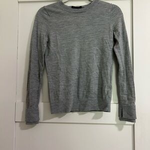 Banana Republic Light Gray Merino Crewneck Sweater